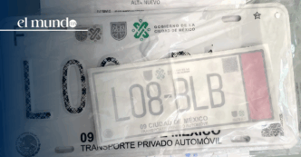 No hay placas para autos en CDMX
